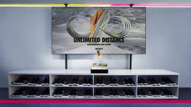 Consumers can trial Nikes latest footwear innovations at the Unlimited Stadium