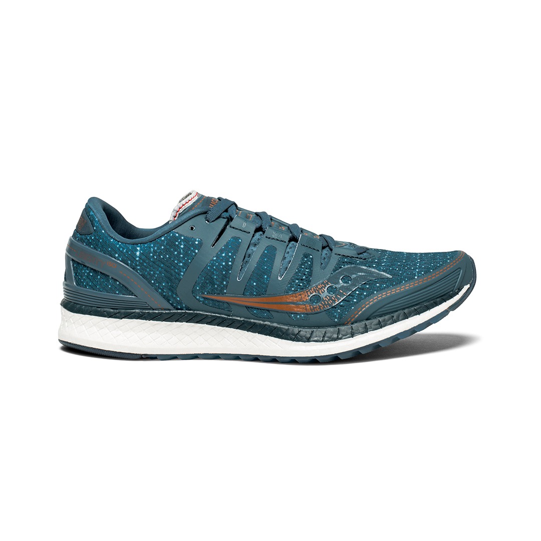 Saucony guide iso hotsell denim women's running shoes