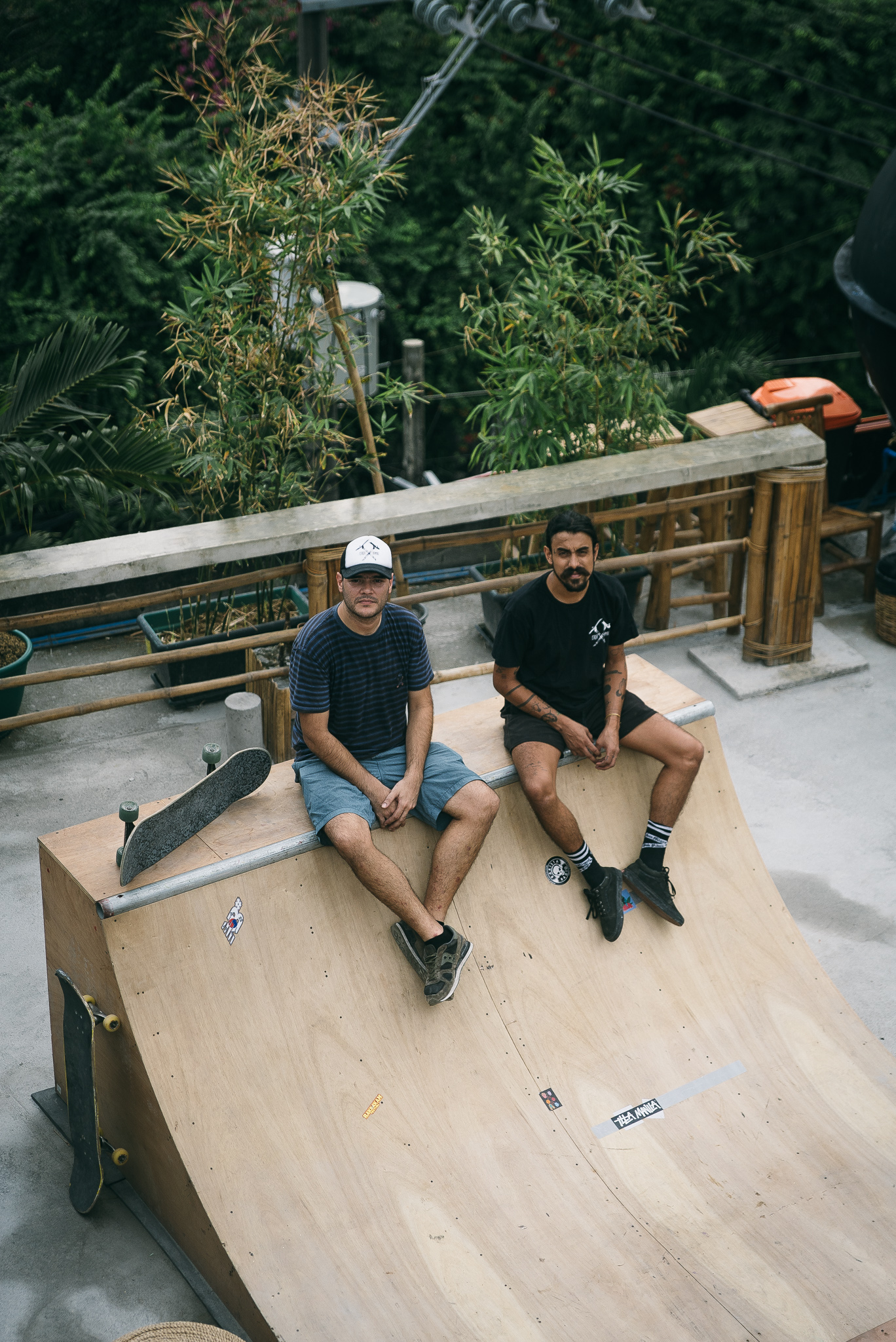 rooftop skater